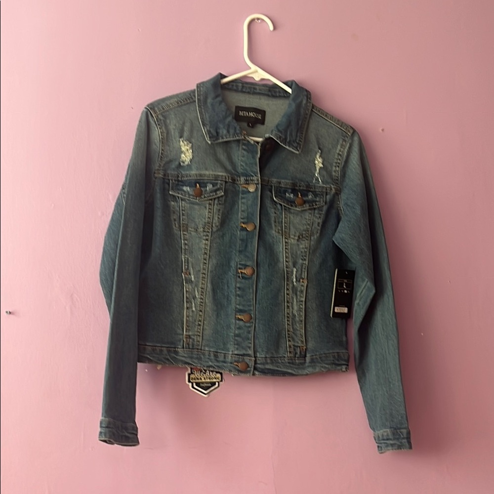 New Look Blue Jean Jacket Classic Denim Style